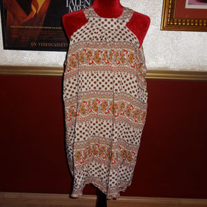 NWT Women's L Bohemian Halter Tunic!